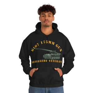 Unisex Heavy Blend™ Hooded Sweatshirt - Army - M107 - 175mm Gun - Artillery Veteran