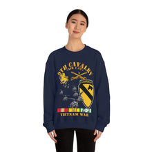 Load image into Gallery viewer, Unisex Heavy Blend Crewneck Sweatshirt - Army - 9th Cavalry (Air Cav) - 1st Cav Division w SVC
