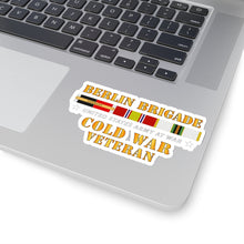 Load image into Gallery viewer, Kiss-Cut Stickers - Army - Berlin Bde w OCCUPY COLD SVC  BAR X 300
