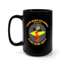 Load image into Gallery viewer, Black Mug 15oz - AAC - 358th Bomb Squadron - 303rd Bomb Group - WWII
