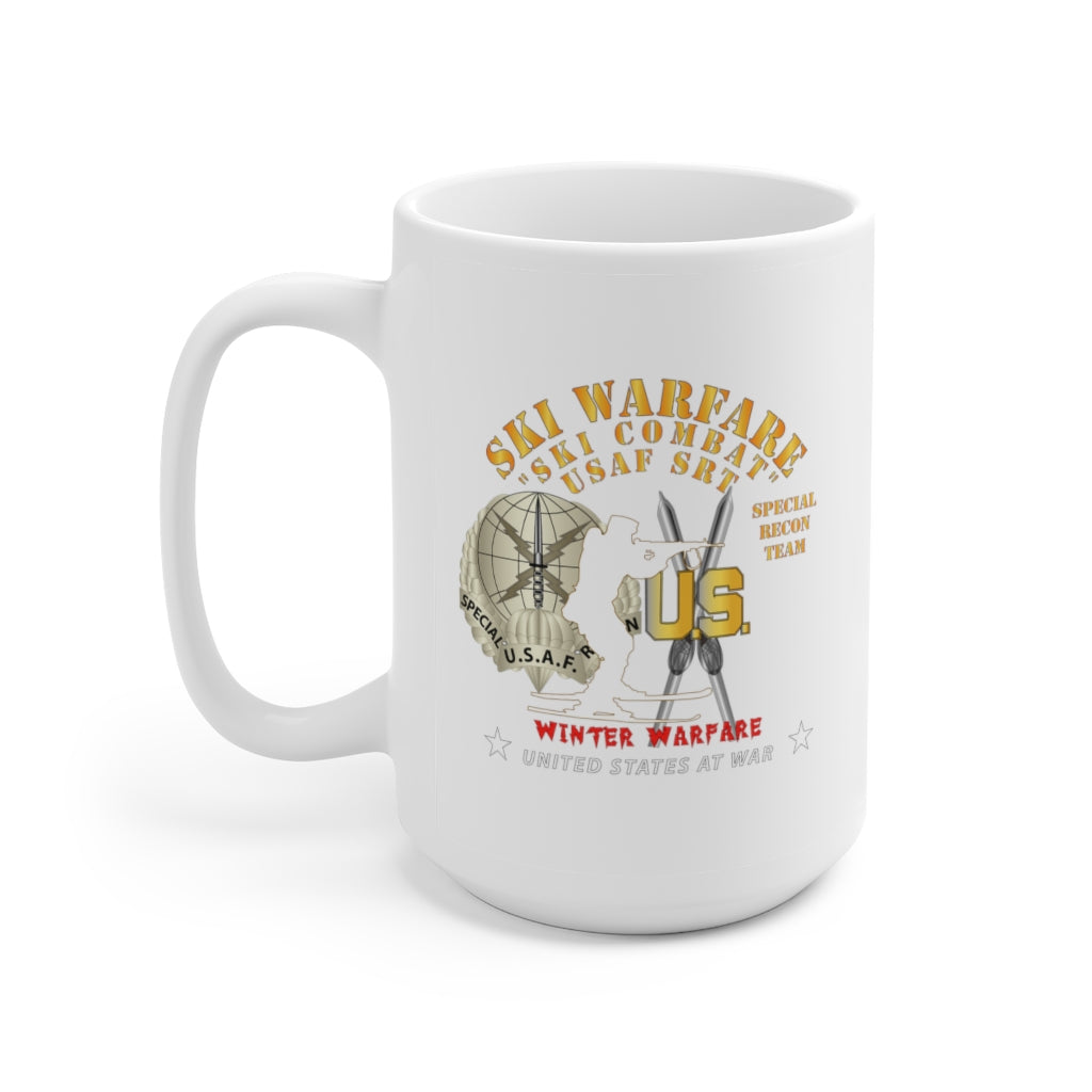 Ceramic Mug 15oz - SOF - USAF Special Recon Team - Ski Warfare - Ski Combat - Winter Warfare X 300