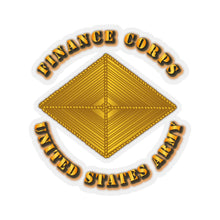 Load image into Gallery viewer, Kiss-Cut Stickers - Army - Finance Corps
