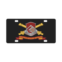 Load image into Gallery viewer, Army - 49th Field Artillery Battalion w Br - Ribbon Classic License Plate
