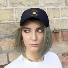 Load image into Gallery viewer, Unisex Twill Hat - Navy - Rate - Navy Operations Specialist - Direct to Garment (DTG) - Printed
