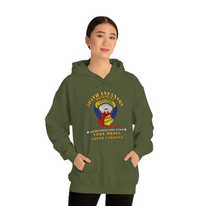 Unisex Heavy Blend Hooded Sweatshirt - Army - 504th Infantry Regiment - Devils - FBNC X 300