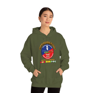 Unisex Heavy Blend™ Hooded Sweatshirt - Army - Casper Aviation Platoon - Vietnam Veteran - w Txt