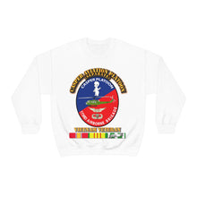 Load image into Gallery viewer, Unisex Heavy Blend Crewneck Sweatshirt - Army - Casper Aviation Platoon - Vietnam Veteran - w Txt
