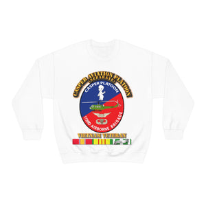 Unisex Heavy Blend Crewneck Sweatshirt - Army - Casper Aviation Platoon - Vietnam Veteran - w Txt