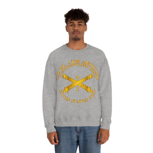 Unisex Heavy Blend Crewneck Sweatshirt - Army - 2nd Bn 4th Field Artillery Regt - 105mm w Arty Br