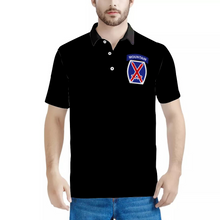 Load image into Gallery viewer, Custom Shirts All Over Print POLO Neck Shirts - Army - 10th Mountain Division wo Txt
