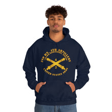 Load image into Gallery viewer, Unisex Heavy Blend™ Hooded Sweatshirt - Army - 2nd Bn 4th Field Artillery Regt - 105mm w Arty Br
