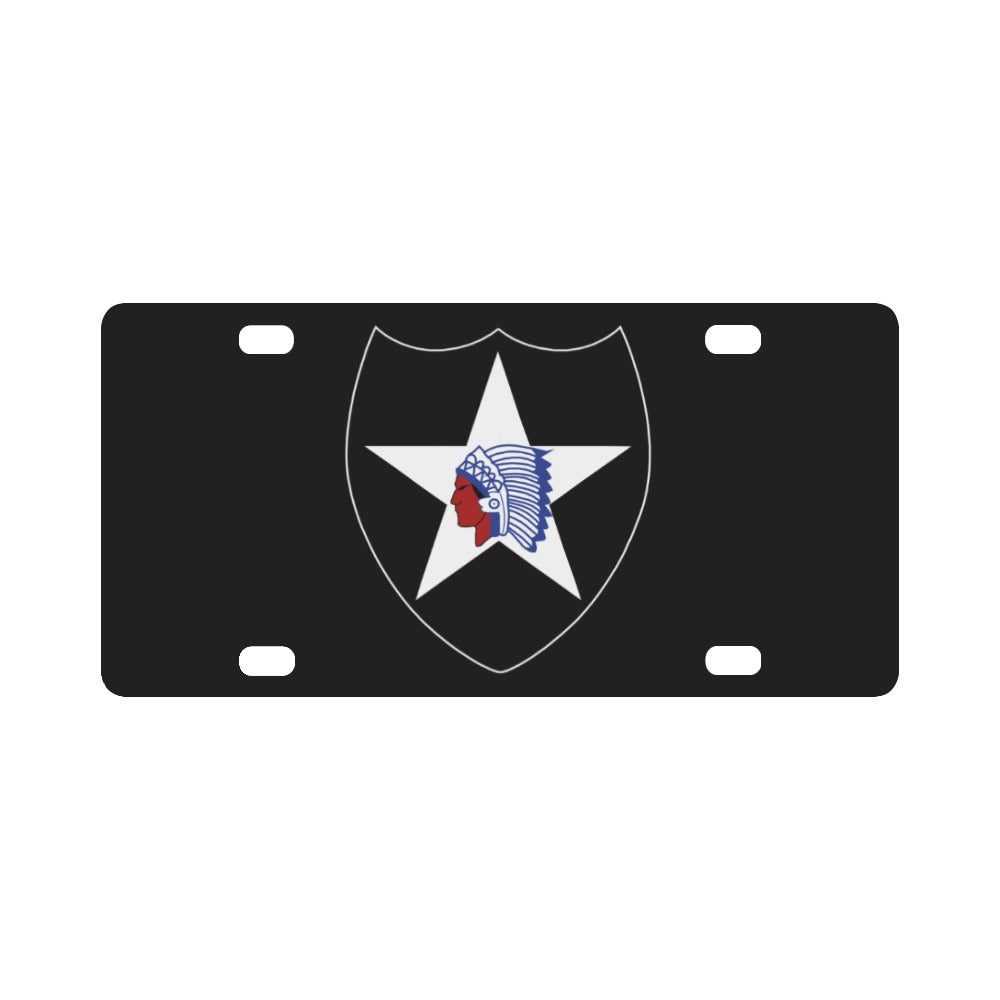 Army - 2nd Infantry Division wo Txt - Classic License Plate