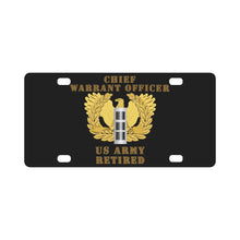 Load image into Gallery viewer, Army - Emblem - Warrant Officer - CW3 - Retired X 300 Classic License Plate
