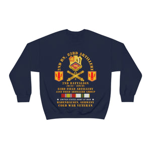 Unisex Heavy Blend Crewneck Sweatshirt - Army - 2nd Bn 83rd Artillery - 41st FA Gp - Babenhausen Germany w COLD SVC