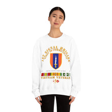 Load image into Gallery viewer, Unisex Heavy Blend Crewneck Sweatshirt - Army - 1st Signal Bde SSI w VN SVC
