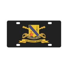 Load image into Gallery viewer, Army - 14th Cavalry Regiment w Br - Ribbon Classic License Plate
