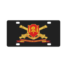 Load image into Gallery viewer, Army - 29th Field Artillery w Br - Ribbon Classic License Plate
