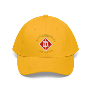 Twill Hat - Army - 18th Engineer Brigade Vietnam  - Vietnam War - Hat - Direct to Garment (DTG) - Printed