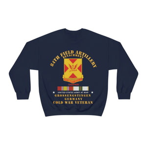 Unisex Heavy Blend Crewneck Sweatshirt - 84th Field Artillery Det - Grossengstingien - GE w COLD SVC