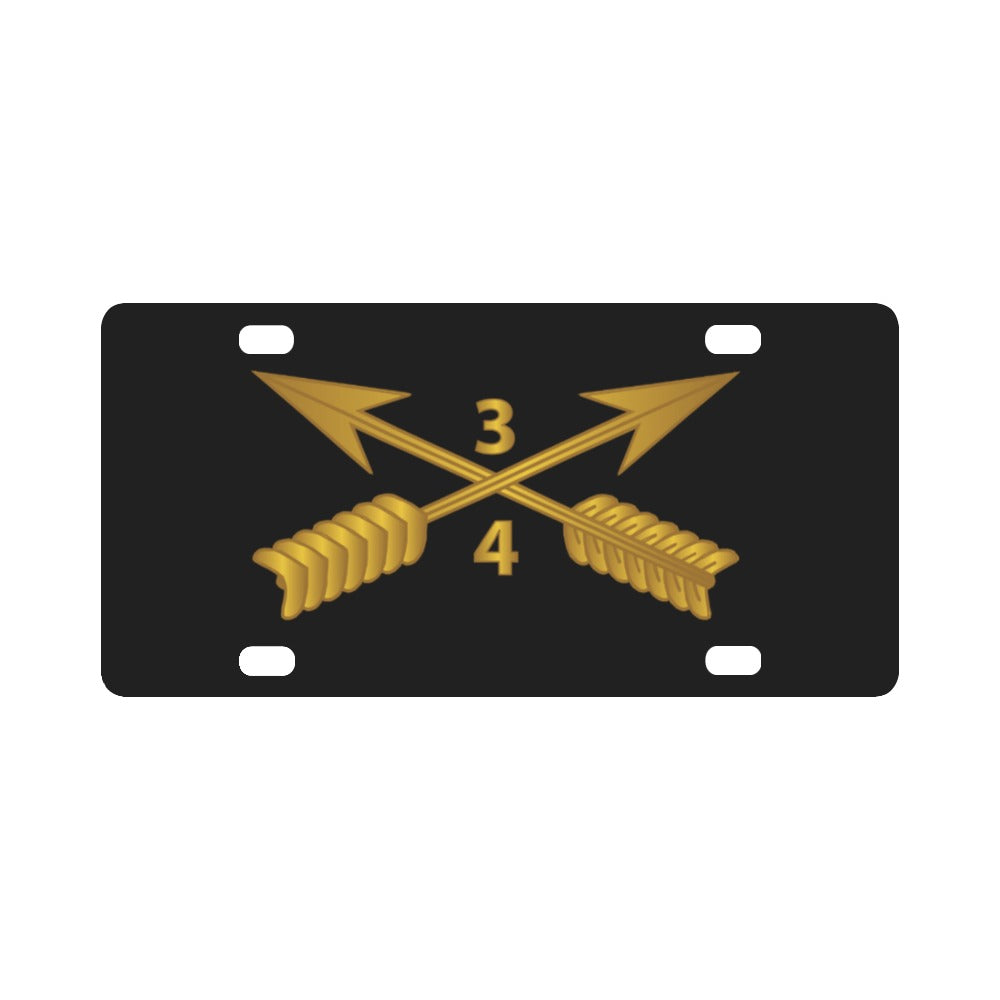 SOF - 4th Bn 3rd SFG Branch wo Txt Classic License Plate