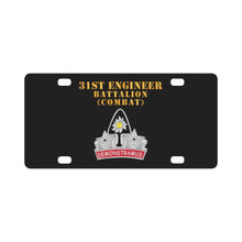 Load image into Gallery viewer, Army - 31st Engineer Bn (Combat) - DUI - Hat X 300 Classic License Plate
