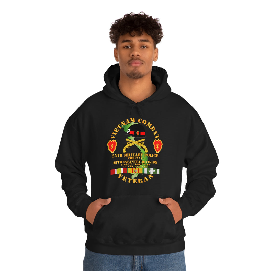 Unisex Heavy Blend Hooded Sweatshirt -  Army - Vietnam Combat Veteran w 25th Military Police Co w 25th ID X 300