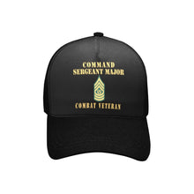 Load image into Gallery viewer, Army - Command Sergeant Major - CSM - Combat Veteran - Hats
