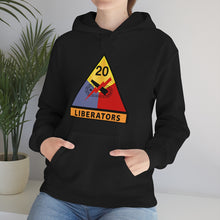 Load image into Gallery viewer, Unisex Heavy Blend™ Hooded Sweatshirt - Army - 20th Armored Division - Liberators wo Txt
