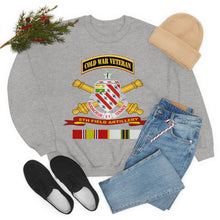 Load image into Gallery viewer, Unisex Heavy Blend Crewneck Sweatshirt -  Army - 8th Field Artillery w Br - Ribbon COLD WAR Vet Tab
