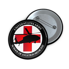 Load image into Gallery viewer, Custom Pin Buttons - Army MEDEVAC Critical Care Flight Paramedics V1
