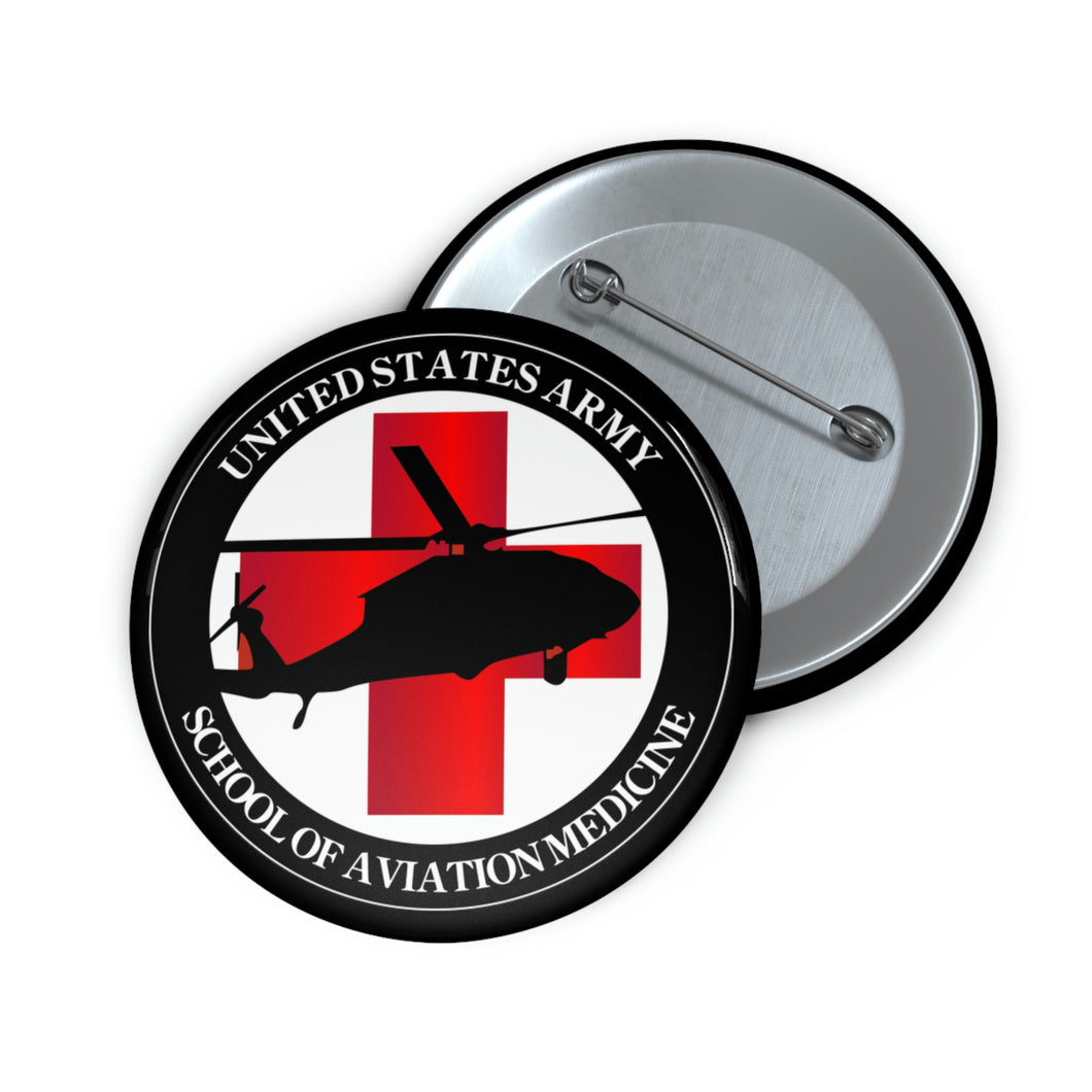 Custom Pin Buttons - Army MEDEVAC Critical Care Flight Paramedics V1