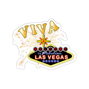 Kiss-Cut Stickers - City - Las Vegas - Sign - VIVA