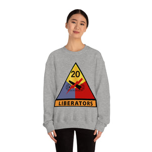 Unisex Heavy Blend Crewneck Sweatshirt -  Army - 20th Armored Division - Liberators wo Txt