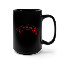 Load image into Gallery viewer, Black Mug 15oz - Army - C Co 52nd Infantry - Patrol Dog - Scroll wo Txt
