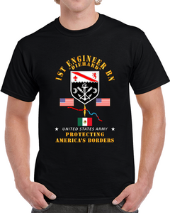 Army - Faithful Patriot - 1st Engineer Bn - Protecting Boder W Afsm Svc - V1 Classic T Shirt