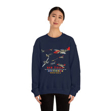 Load image into Gallery viewer, Unisex Heavy Blend Crewneck Sweatshirt - Army - AAC - 332nd Fighter Group - Red Tails - At War
