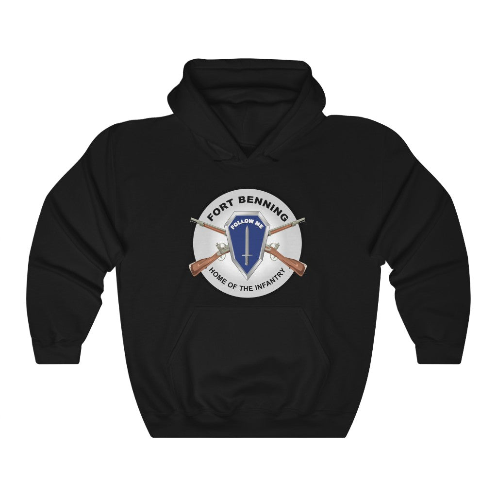 Unisex Heavy Blend™ Hooded Sweatshirt -  Army - Fort Benning, GA - Home of the Infantry