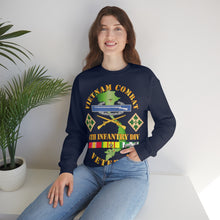 Load image into Gallery viewer, Unisex Heavy Blend Crewneck Sweatshirt - Vietnam Combat Infantry Veteran w 4th Inf Div SSI V1
