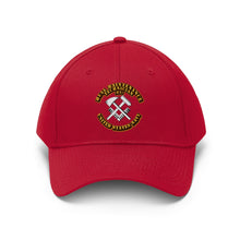 Load image into Gallery viewer, Unisex Twill Hat - Navy - Rate - Navy Hull Maintenance Technician - Direct to Garment (DTG) - Printed
