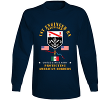 Load image into Gallery viewer, Army - Faithful Patriot - 1st Engineer Bn - Protecting Boder W Afsm Svc - V1 Long Sleeve
