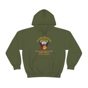 Unisex Heavy Blend Hooded Sweatshirt - Army - 504th Infantry Regiment - Devils - FBNC X 300