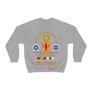 Unisex Heavy Blend Crewneck Sweatshirt - Army - 41st FA Group - Babenhausen, Germany w COLD SVC