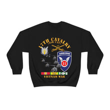 Load image into Gallery viewer, Unisex Heavy Blend Crewneck Sweatshirt - Army - 17th Cavalry (Air CAv) - 11th Airborne Division w SVC
