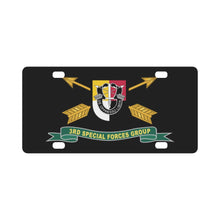 Load image into Gallery viewer, Army - 3rd Special Forces Group - Flash w Br - Ribbon X 300 Classic License Plate
