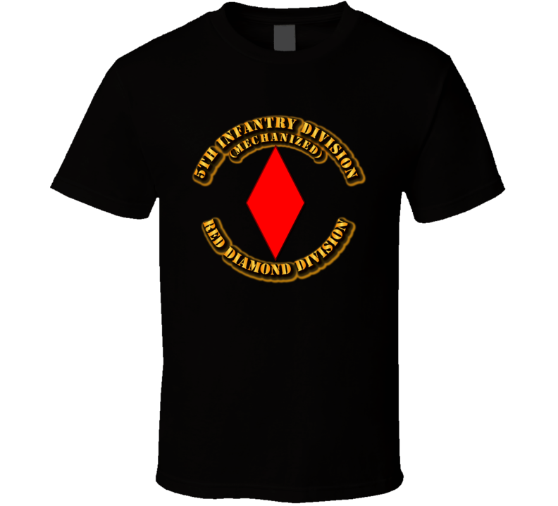 5th Infantry Division - Red Diamond Division T Shirt
