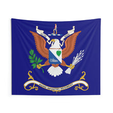 Load image into Gallery viewer, Indoor Wall Tapestries - 442nd Infantry Regiment - GO FOR BROKE - Regimental Colors Tapestry
