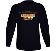 Load image into Gallery viewer, Army - Usaf - 52nd Operations Support Squadron Panel - Griffins W Cold Svc Long Sleeve
