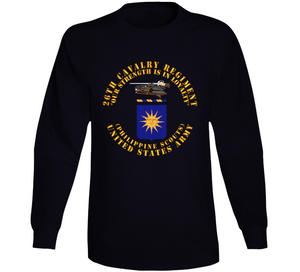 Army - Coa - 26th Cavalry Regiment (philippine Scouts)  - Our Strength Long Sleeve