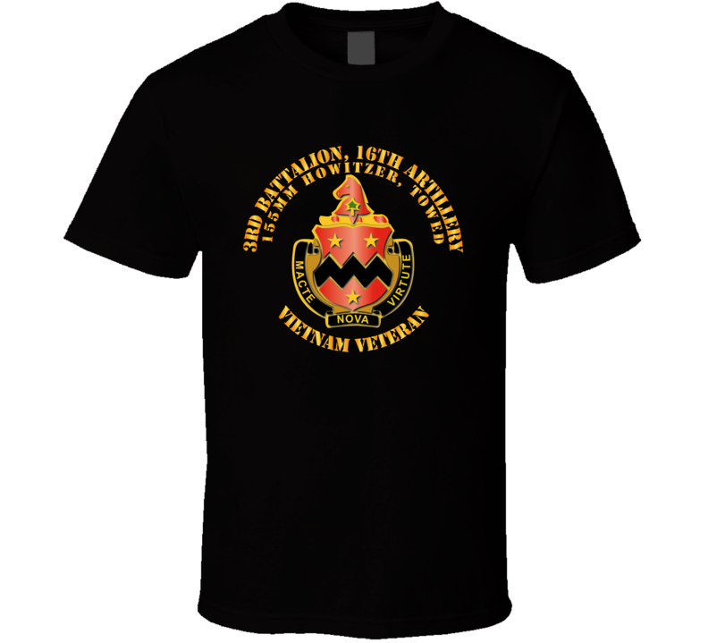 3rd Battalion, 16th Artillery 155mm Without Svc Ribbon T-shirt