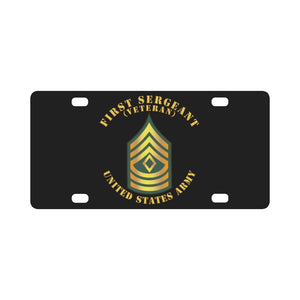 Army - First Sergeant - 1SG - Veteran Classic License Plate